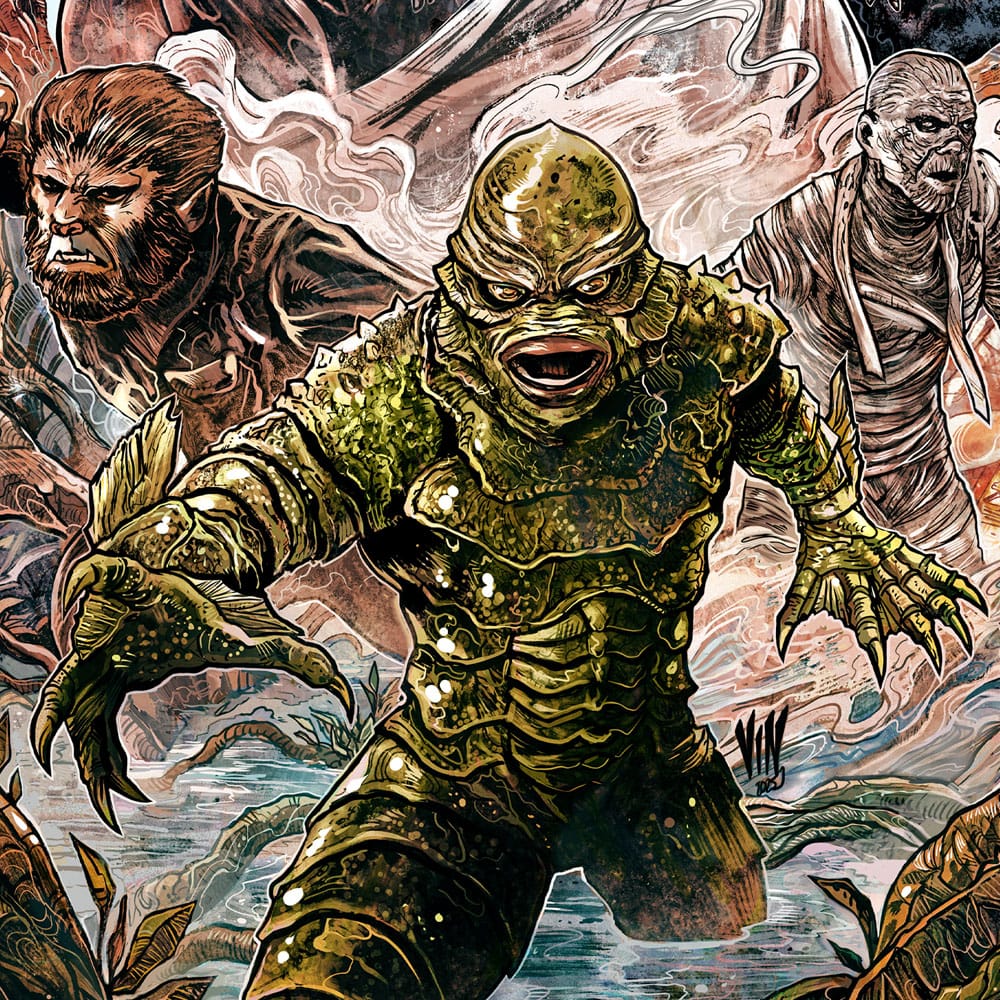 Universal Monsters Art Print Universal Monsters by Vincenzo Riccardi 61 x 41 cm - unframed P067343