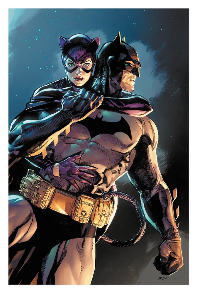 DC Comics Art Print Batman & Catwoman 61 x 41 cm - unframed P074038