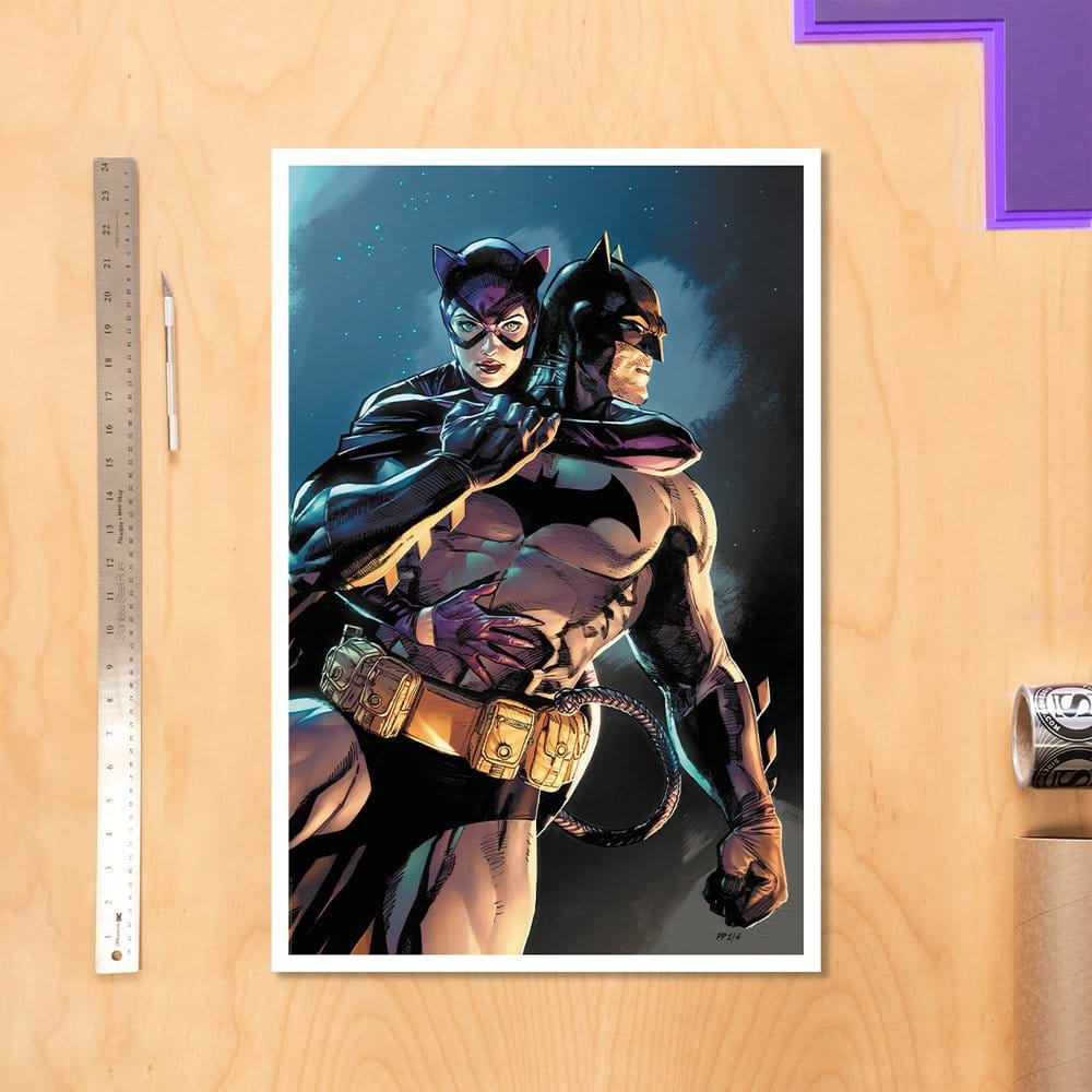 DC Comics Art Print Batman & Catwoman 61 x 41 cm - unframed P074038