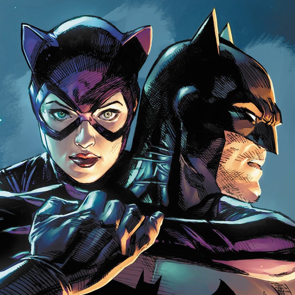 DC Comics Art Print Batman & Catwoman 61 x 41 cm - unframed P074038