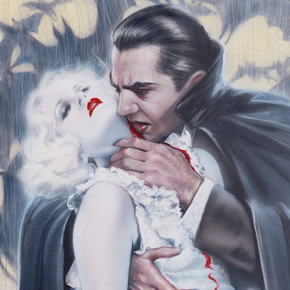 Dracula Art Print The Kiss by Olivia De Berardinis 70 x 43 cm - unframed P067344