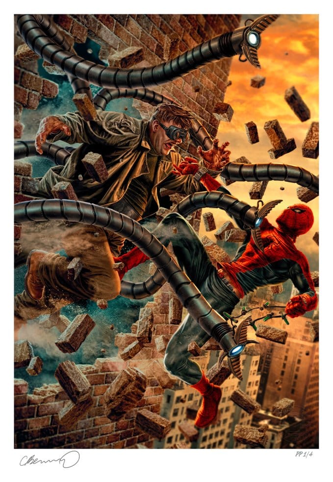 Marvel Art Print The Amazing Spider-Man vs Doc Ock 46 x 61 cm - unframed P072434