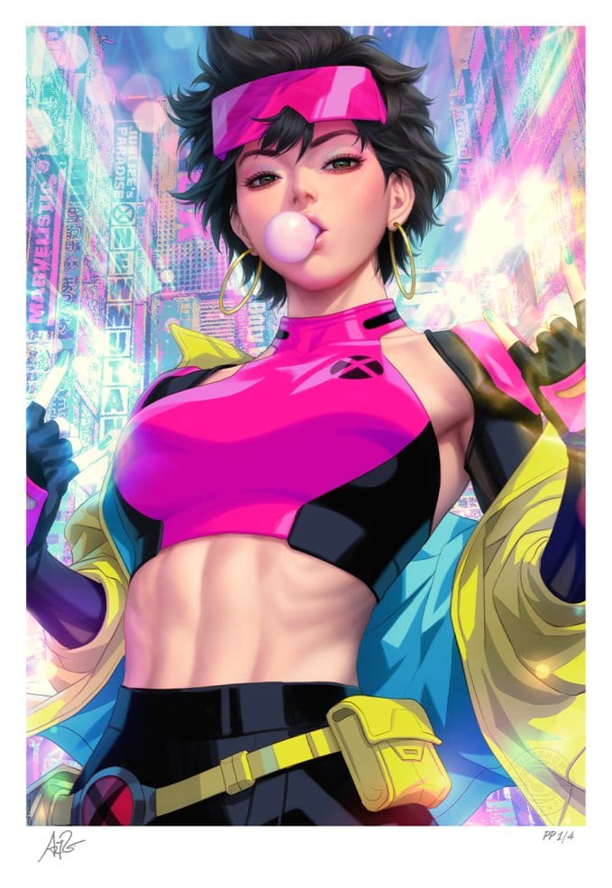 X-Men Marvel Art Print Jubilee 46 x 61 cm - unframed P072668