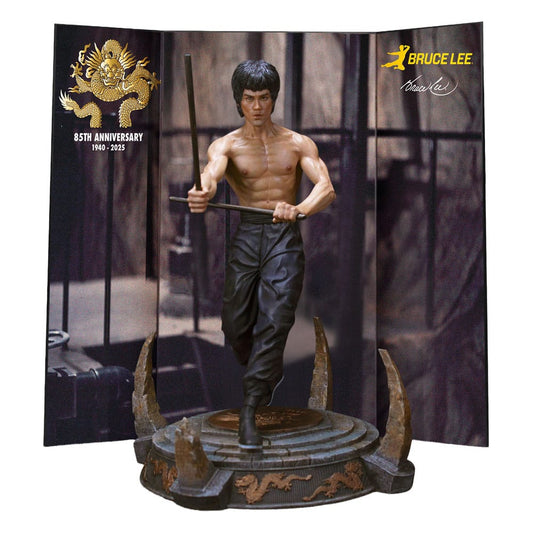 Enter the Dragon Movie Statue 1/6 Bruce Lee Kali Sticks Fight Deluxe Basement Version 30 cm P068791