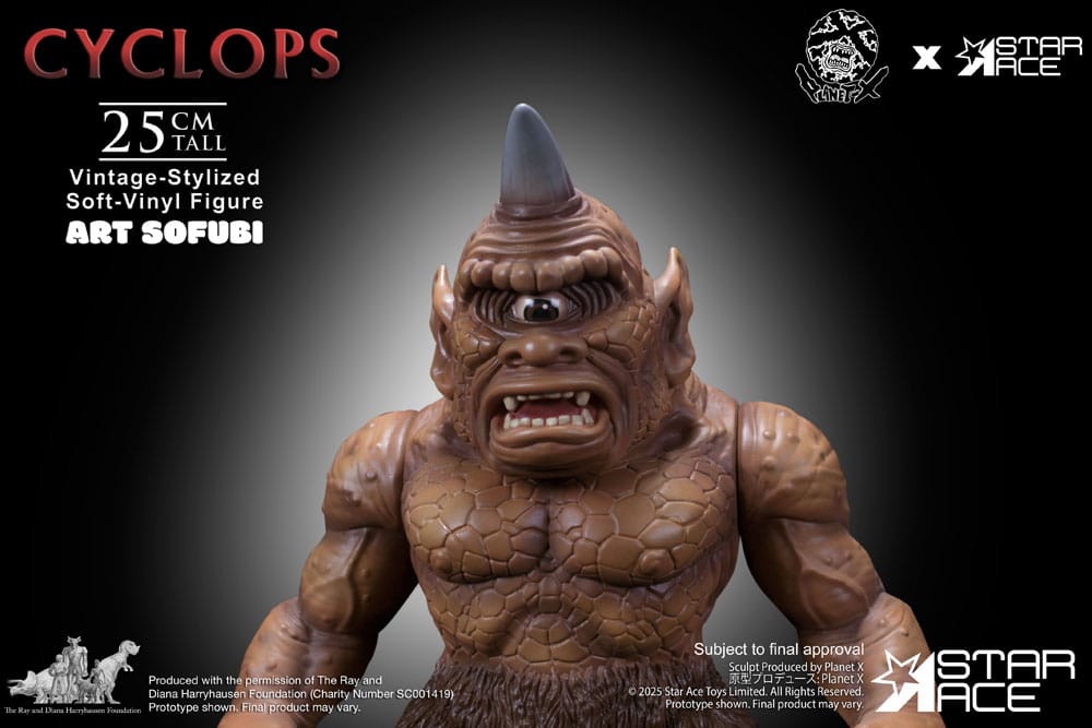 Ray Harryhausen Soft Vinyl Statue Cyclops (Vintage-Style) 25 cm P066356