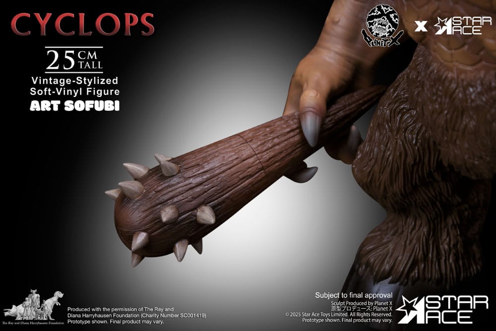 Ray Harryhausen Soft Vinyl Statue Cyclops (Vintage-Style) 25 cm P066356