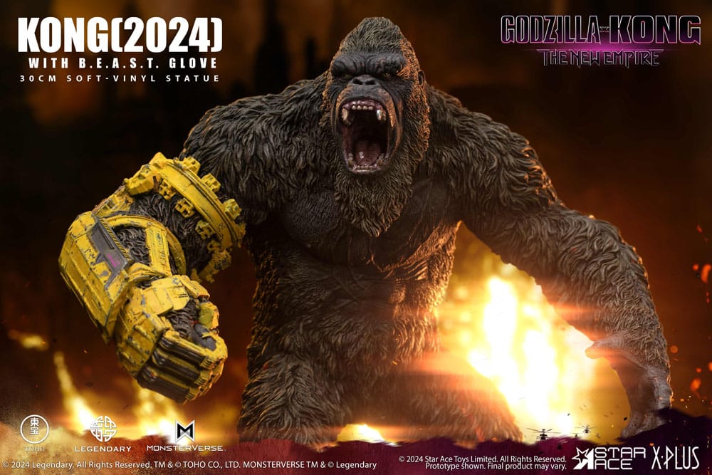 Godzilla vs. Kong: The New Empire Soft Vinyl Statue Kong with B.E.A.S.T. Glove 30 cm P059756
