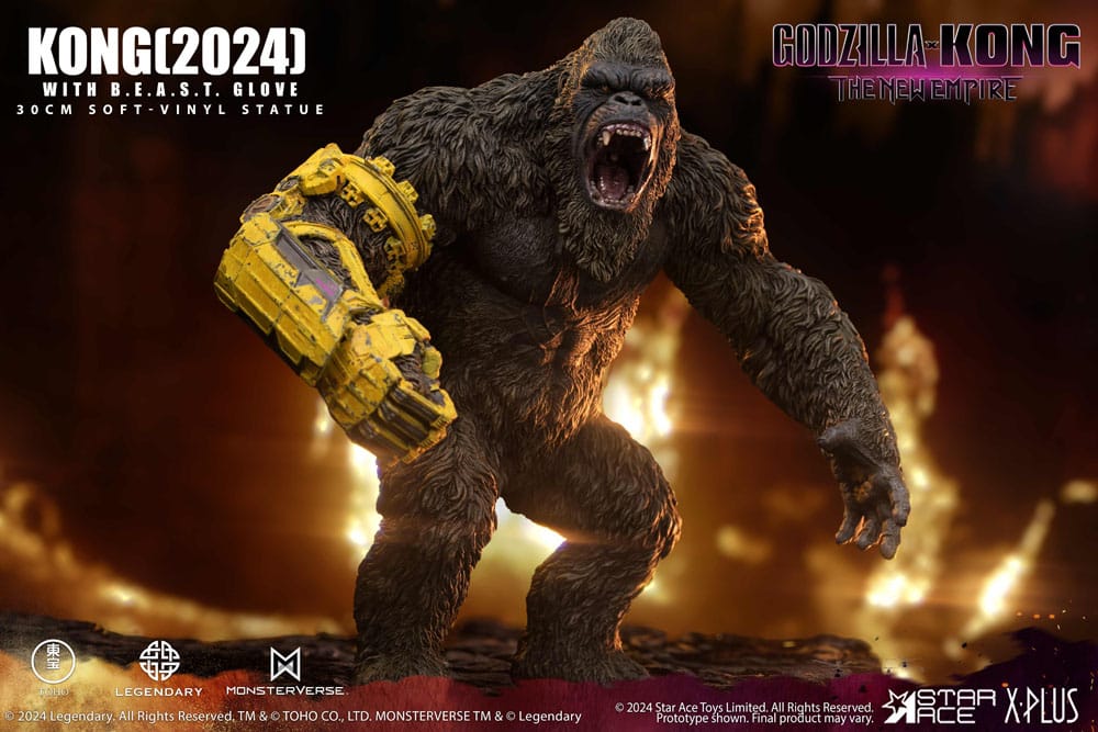 Godzilla vs. Kong: The New Empire Soft Vinyl Statue Kong with B.E.A.S.T. Glove 30 cm P059756