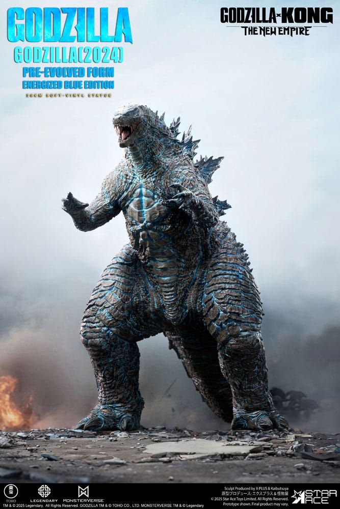 Godzilla vs. Kong: The New Empire Soft Vinyl Statue Godzilla (2024) Evolved Blue Edition 28 cm P059761
