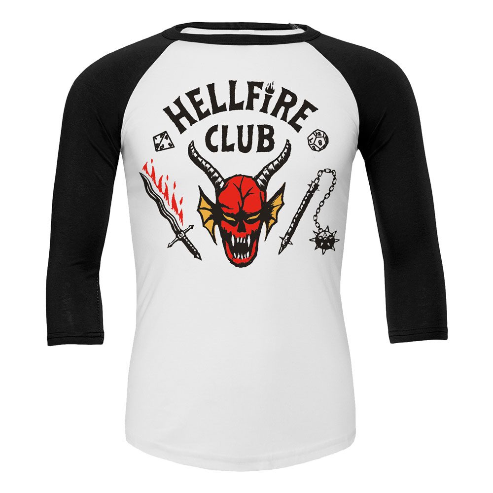 Stranger Things Sweatshirt Hellfire Club Crest Size L P073424