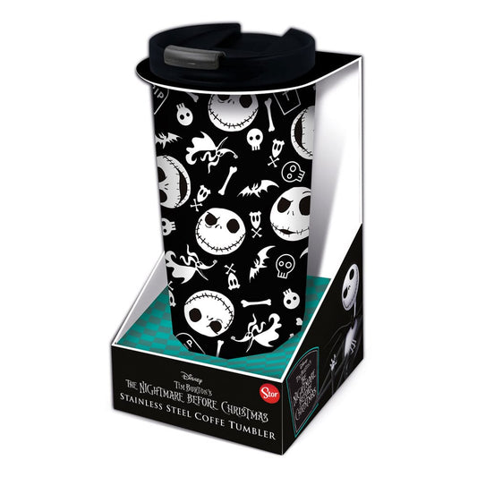 Nightmare before Christmas Stainless Steel travel tumbler Jack´s Face P059806