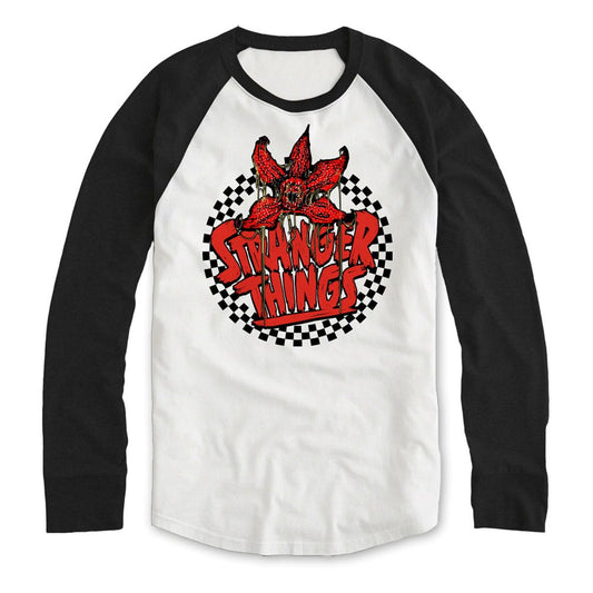 Stranger Things Sweatshirt Checkered Circle Ls Size L P068021