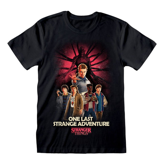 Stranger Things T-Shirt Group Artwork One Last Strange Adventure Colour Size M P068112