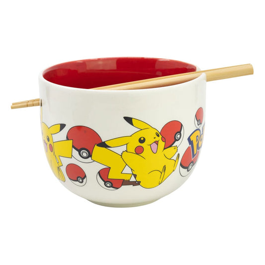 Pokémon Ramen Bowl with Chopsticks Face P059823