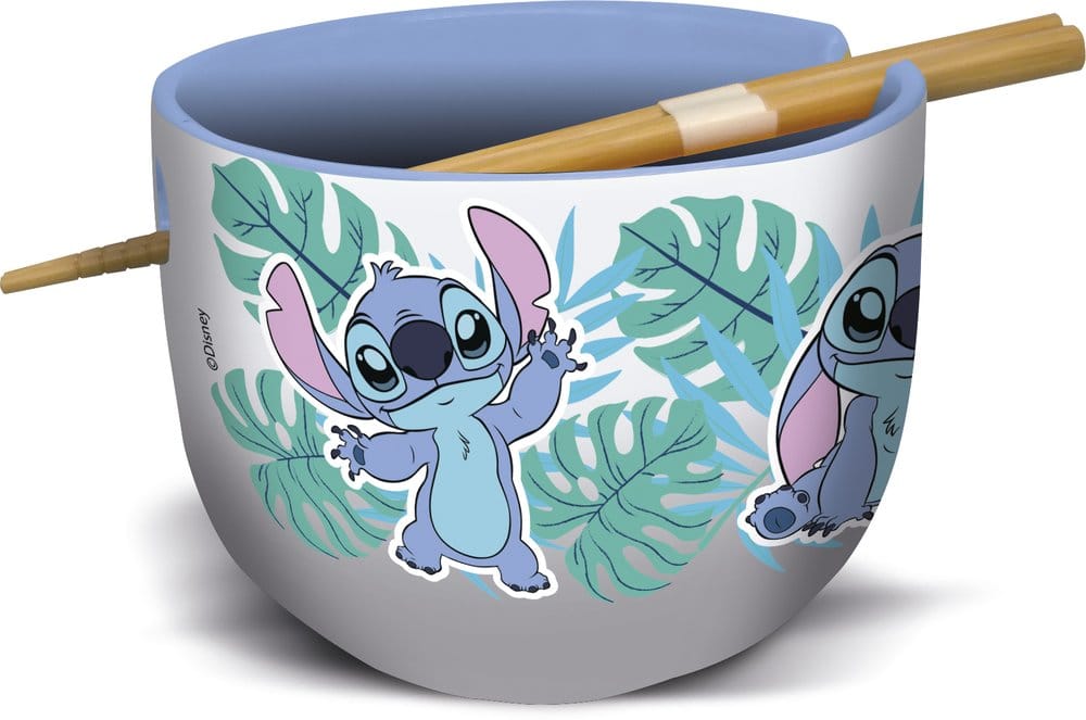 Lilo & Stitch Ramen Bowl with Chopsticks Stitch Aloha P071328