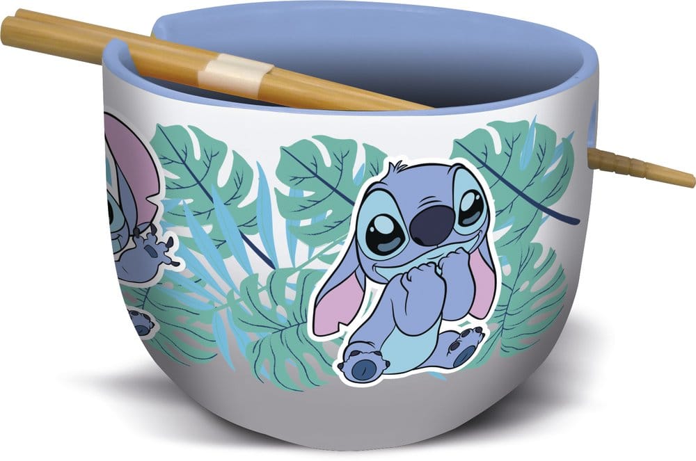 Lilo & Stitch Ramen Bowl with Chopsticks Stitch Aloha P071328