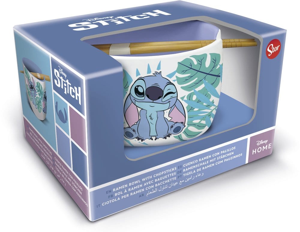 Lilo & Stitch Ramen Bowl with Chopsticks Stitch Aloha P071328