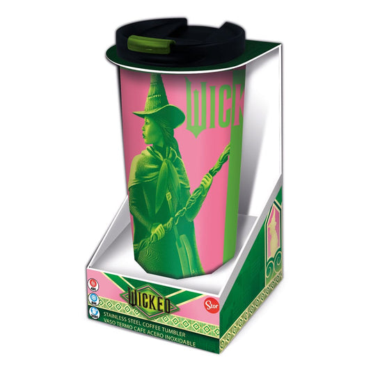 Wicked Stainless Steel travel tumbler Elphaba & Glinda P059857