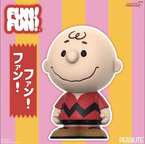 Peanuts FUN! FUN! Vinyl Action Figure Charlie Brown (Red Shirt) 13 cm P068797
