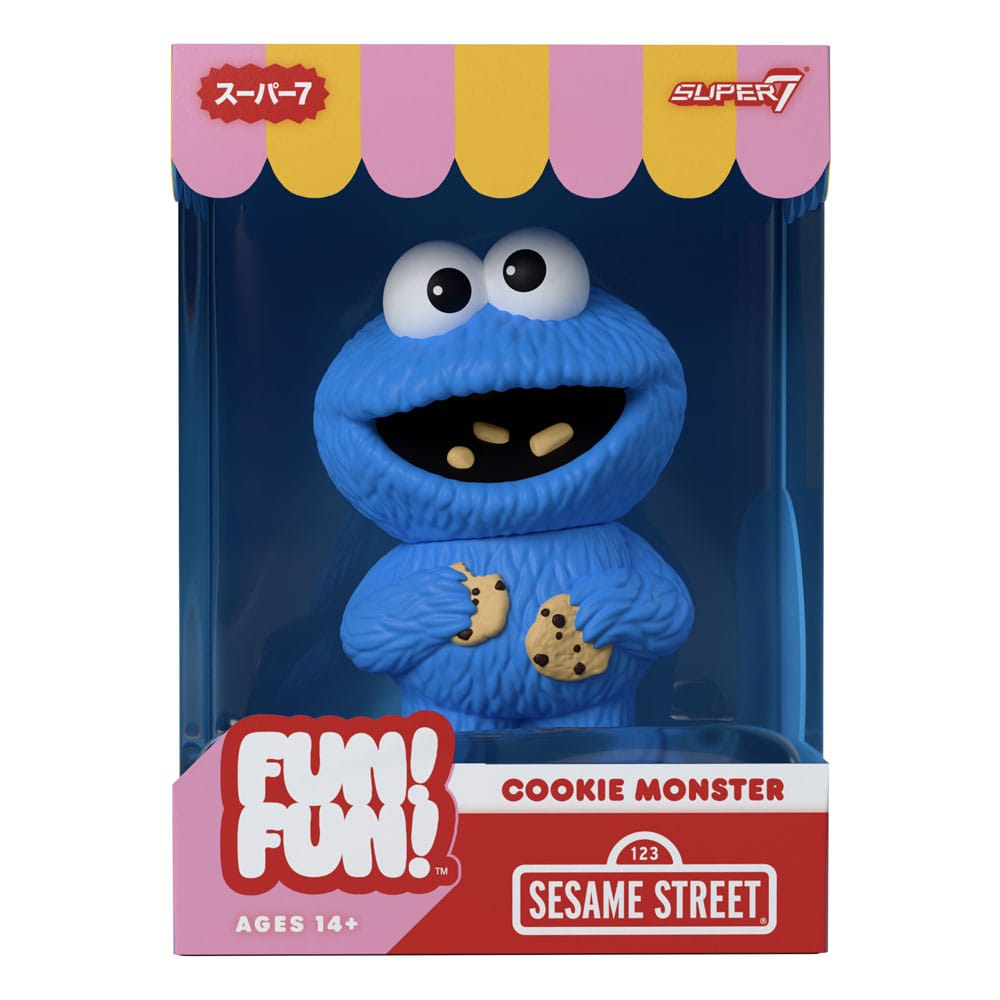 Sesame Street FUN! FUN! Vinyl Action Figure Wave 02 Cookie Monster 13 cm P068800