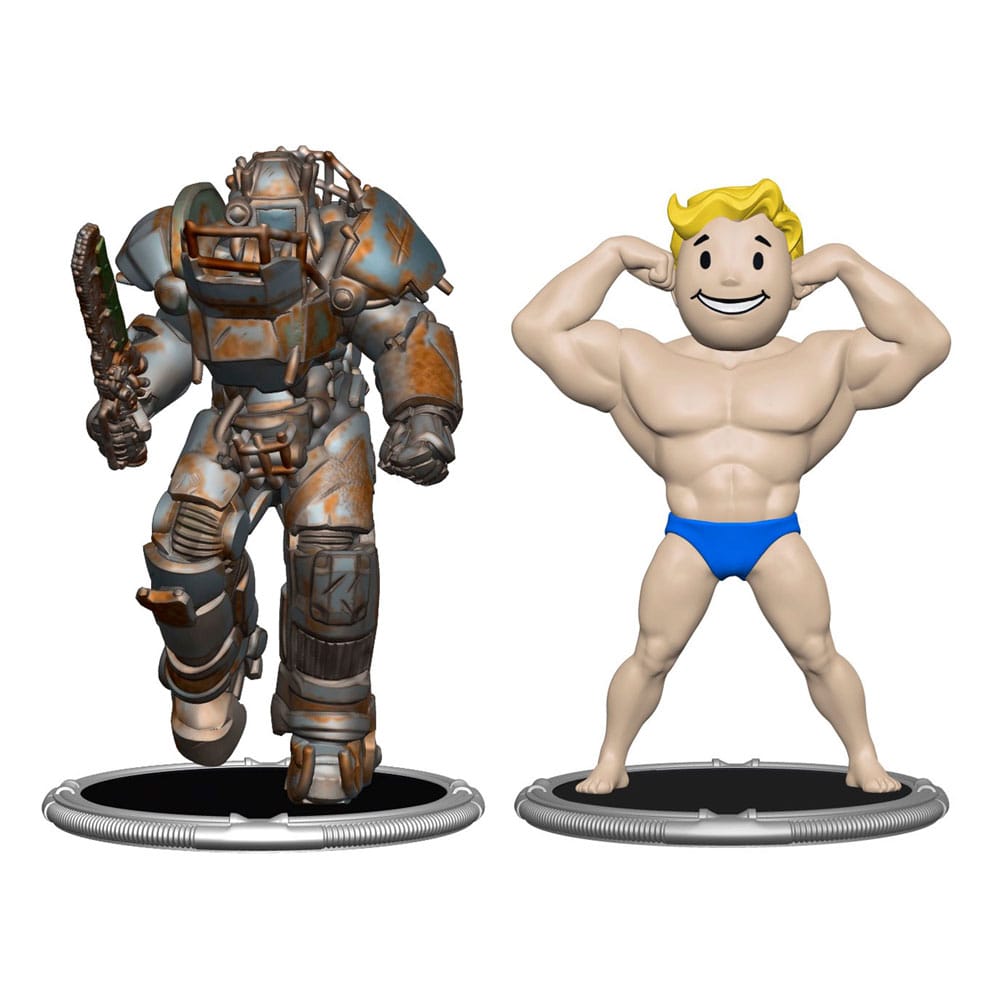 Fallout Mini Figures 2-Pack Set E Raider & Vault Boy (Strong) 7 cm P060213