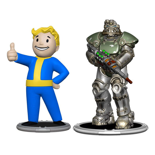 Fallout Mini Figures 2-Pack Set F Raider & Vault Boy (Strong) 7 cm P060214
