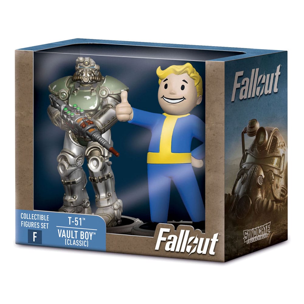 Fallout Mini Figures 2-Pack Set F Raider & Vault Boy (Strong) 7 cm P060214
