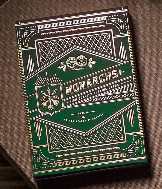 Theory 11 Playing Cards Monarch Green P070941