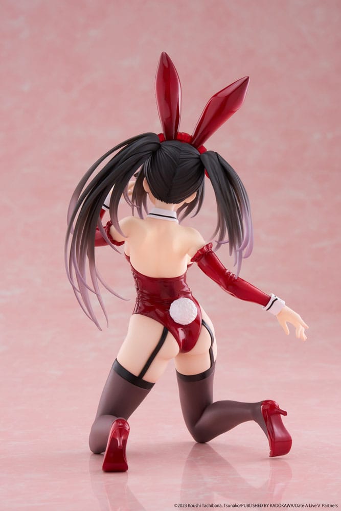 Date A Live V PVC Statue Desktop Cute Figure Kurumi Tokisaki Bunny Ver. 13 cm P060356
