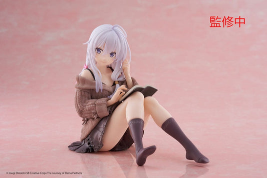 Wandering Witch: The Journey of Elaina PVC Statue Desktop Cute Figure Elaina Casual Clothes Ver. 13 cm P060361
