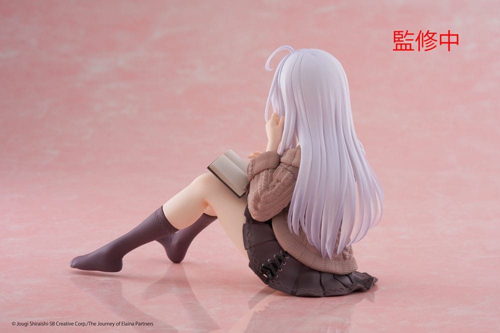 Wandering Witch: The Journey of Elaina PVC Statue Desktop Cute Figure Elaina Casual Clothes Ver. 13 cm P060361