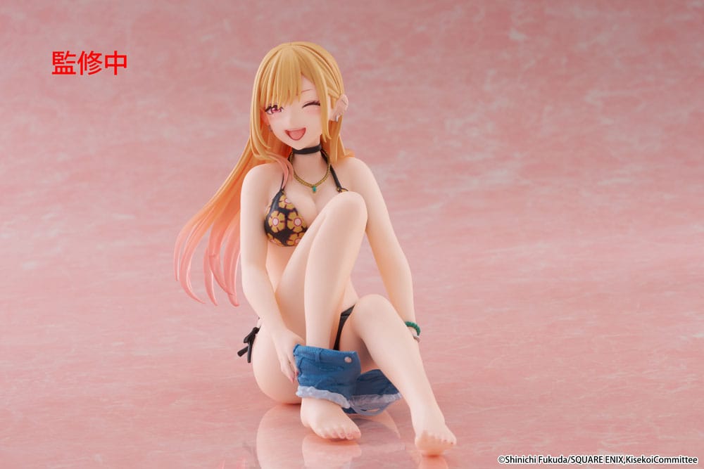 My Dress-Up Darling PVC Statue Desktop Cute Figure Marin Kitagawa Measured Swimsuit Ver. 13 cm P060370