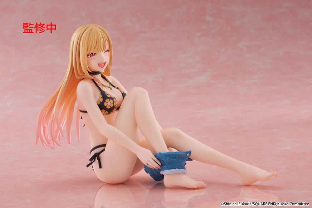 My Dress-Up Darling PVC Statue Desktop Cute Figure Marin Kitagawa Measured Swimsuit Ver. 13 cm P060370