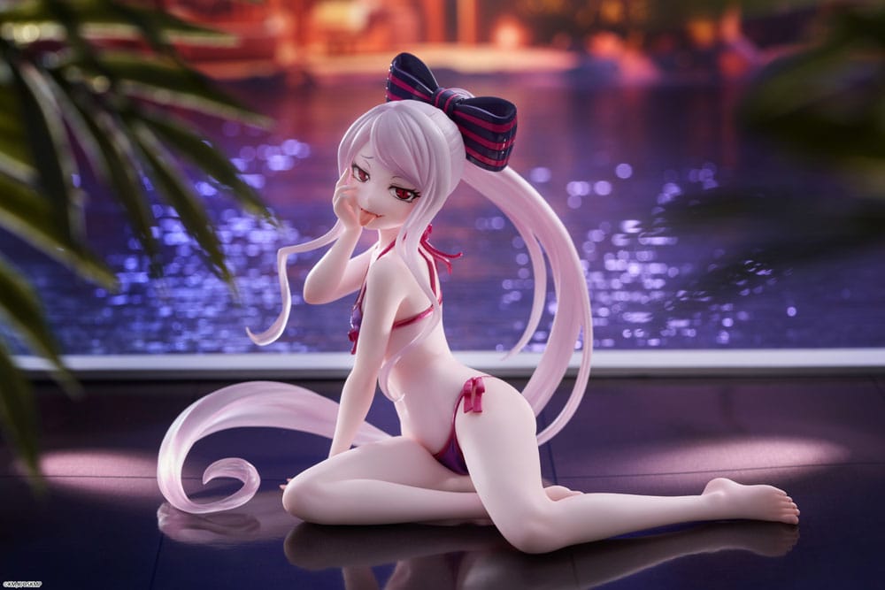 Overlord PVC Statue Desktop Cute Figure Shalltear Swimsuit Ver. 13 cm P060390