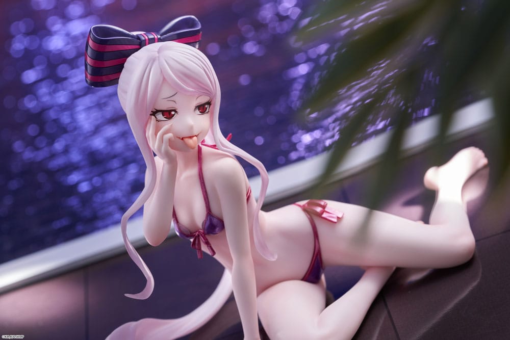 Overlord PVC Statue Desktop Cute Figure Shalltear Swimsuit Ver. 13 cm P060390
