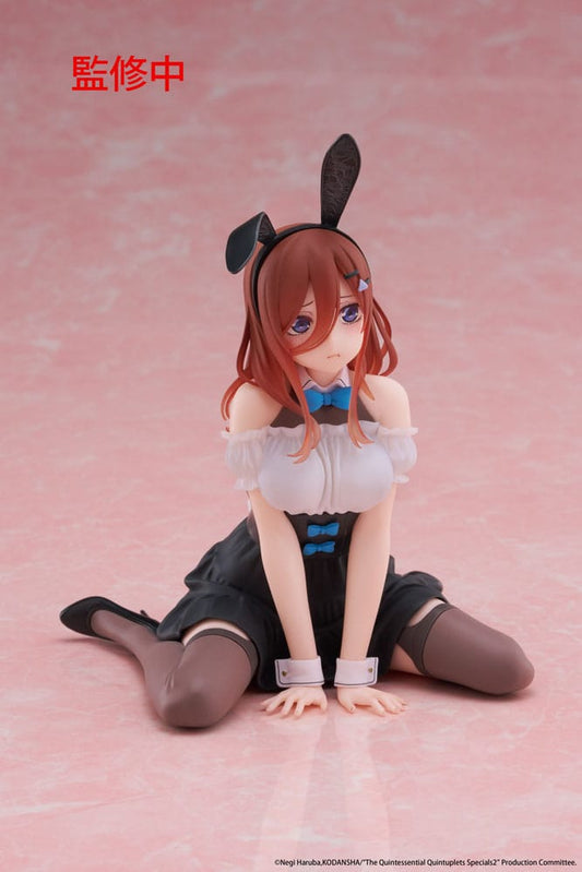 The Quintessential Quintuplets 3 PVC Statue Desktop Cute Figure Miku Nakano (Bunny Ver.) 13 cm P060412