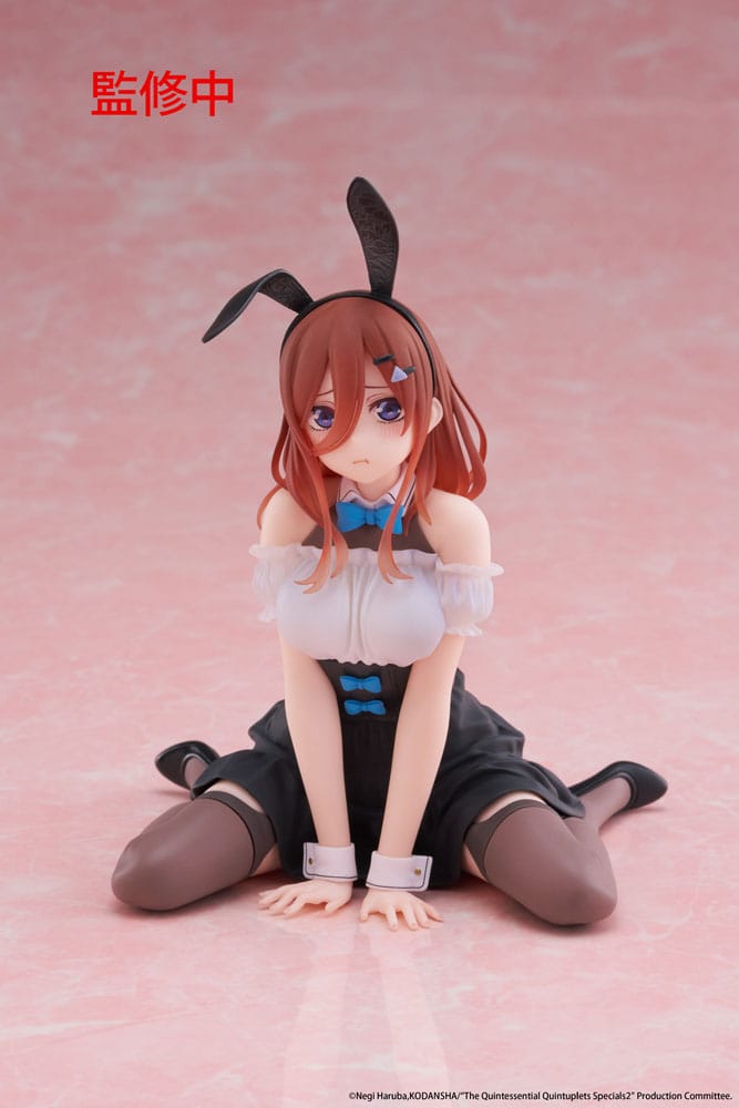 The Quintessential Quintuplets 3 PVC Statue Desktop Cute Figure Miku Nakano (Bunny Ver.) 13 cm P060412