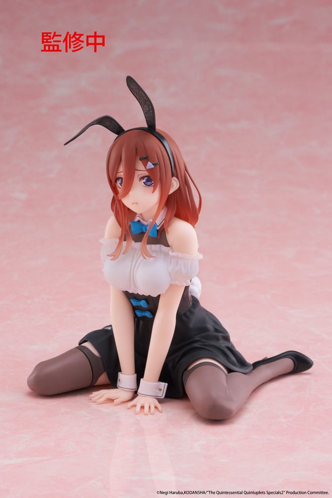 The Quintessential Quintuplets 3 PVC Statue Desktop Cute Figure Miku Nakano (Bunny Ver.) 13 cm P060412
