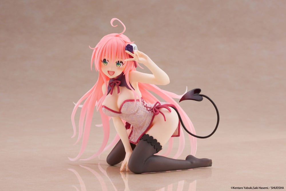 To Love-Ru Darkness PVC Statue Desktop Cute Figure Lala Chinese Dress Ver. 13 cm P060421