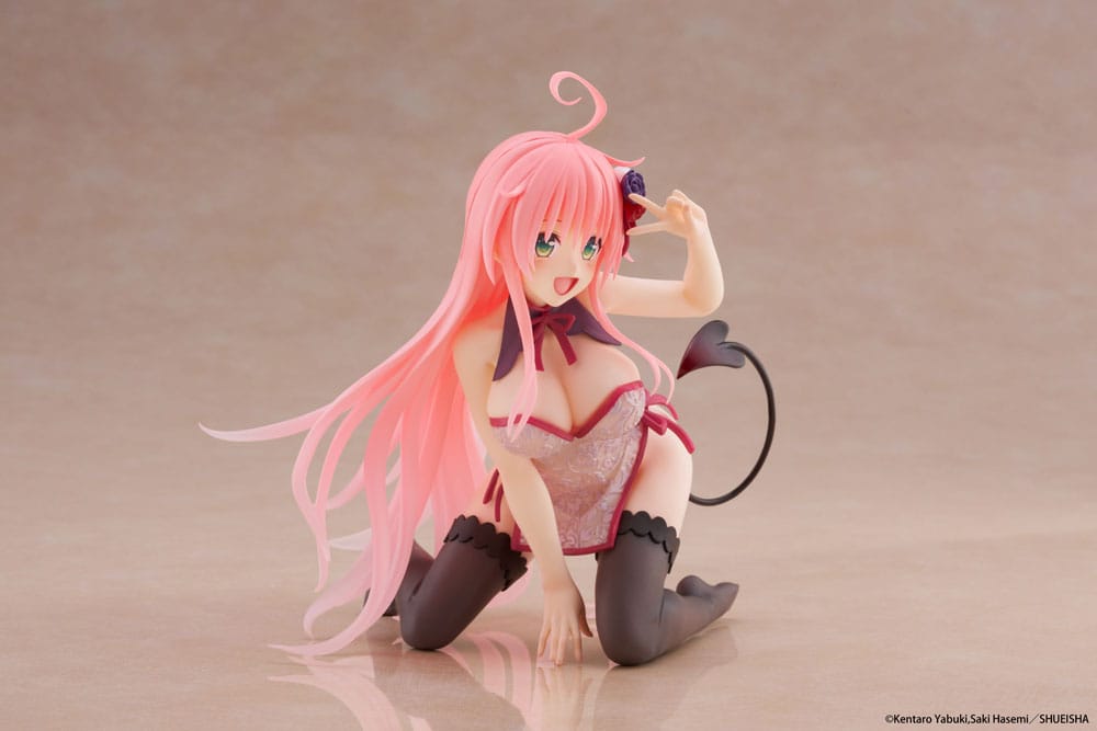 To Love-Ru Darkness PVC Statue Desktop Cute Figure Lala Chinese Dress Ver. 13 cm P060421