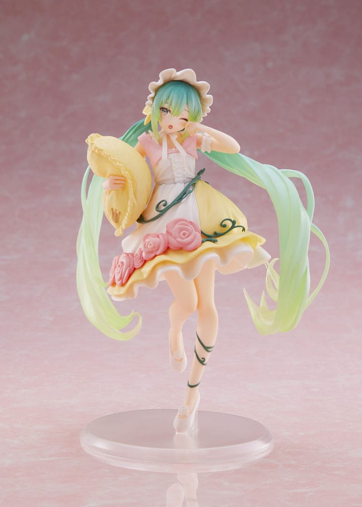 Hatsune Miku PVC Statue Hatsune Miku Wonderland Figure Sleeping Beauty Reissue 18 cm P060424