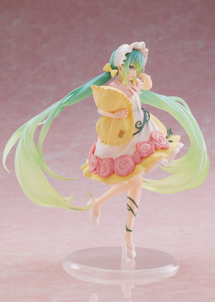 Hatsune Miku PVC Statue Hatsune Miku Wonderland Figure Sleeping Beauty Reissue 18 cm P060424
