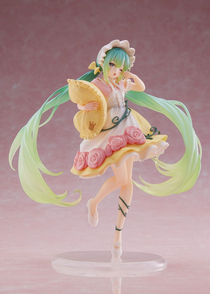 Hatsune Miku PVC Statue Hatsune Miku Wonderland Figure Sleeping Beauty Reissue 18 cm P060424