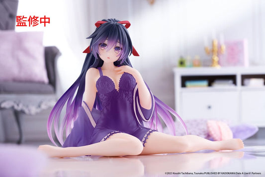 Date A Live V PVC Statue Desktop Cute Figure Tohka Yatogami Nightwear Ver. Renewal 13 cm P060426