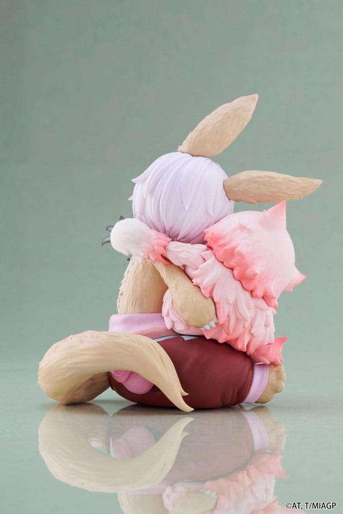 Made in Abyss: The Golden City of the Scorching Sun PVC Statue Desktop Cute Figure Nanachi & Mitty Reissue 13 cm P060428