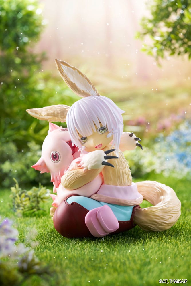 Made in Abyss: The Golden City of the Scorching Sun PVC Statue Desktop Cute Figure Nanachi & Mitty Reissue 13 cm P060428
