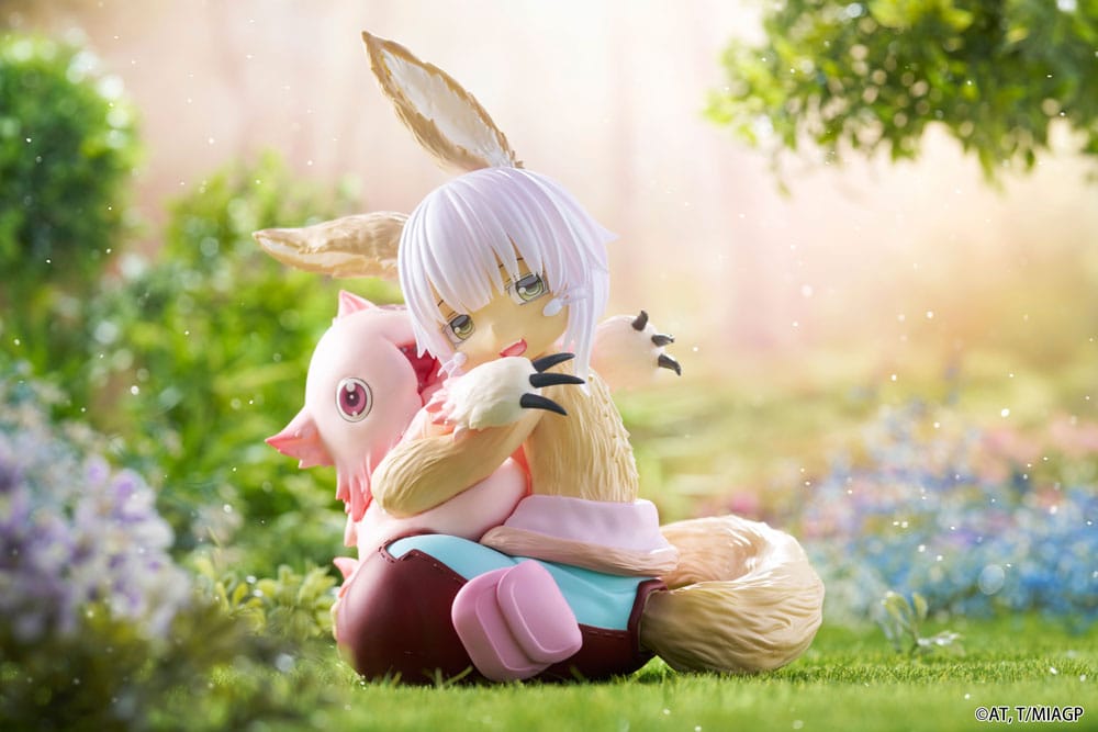 Made in Abyss: The Golden City of the Scorching Sun PVC Statue Desktop Cute Figure Nanachi & Mitty Reissue 13 cm P060428