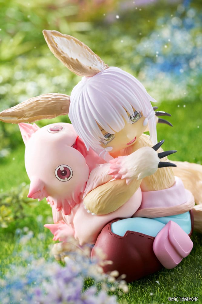 Made in Abyss: The Golden City of the Scorching Sun PVC Statue Desktop Cute Figure Nanachi & Mitty Reissue 13 cm P060428