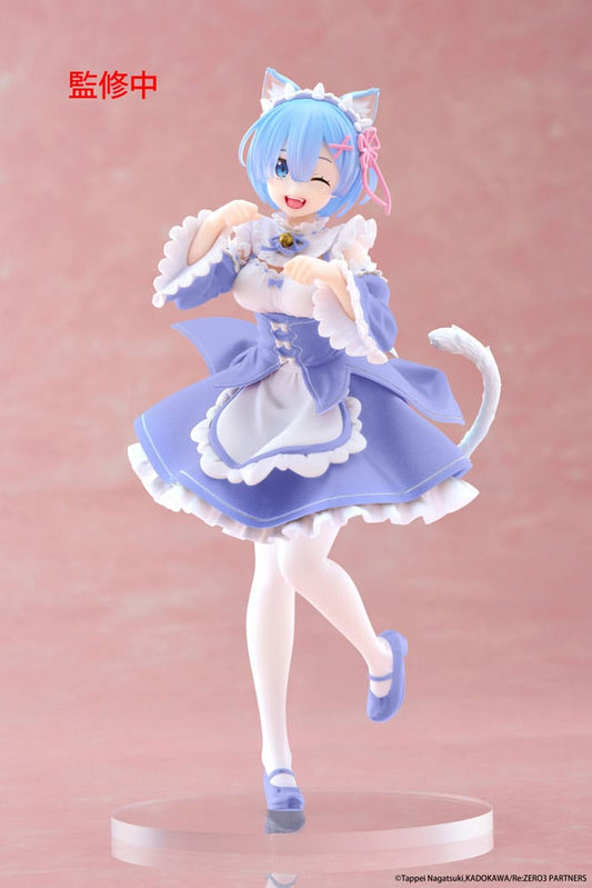 Re:Zero Starting Life in Another World Coreful PVC Statue Rem Cat Maid Ver. Renewal 18 cm P060430