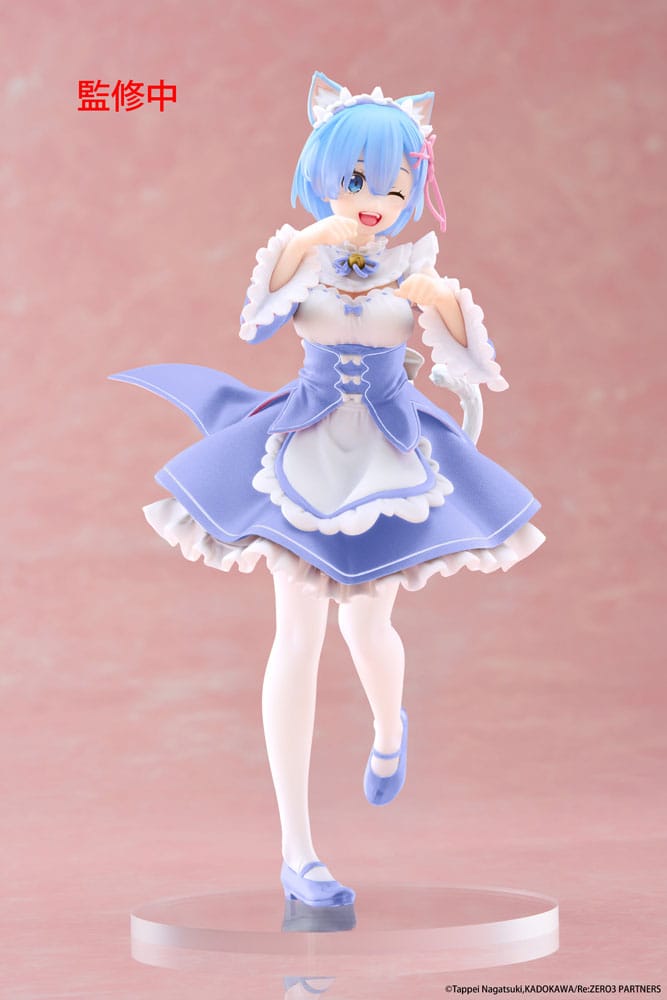 Re:Zero Starting Life in Another World Coreful PVC Statue Rem Cat Maid Ver. Renewal 18 cm P060430